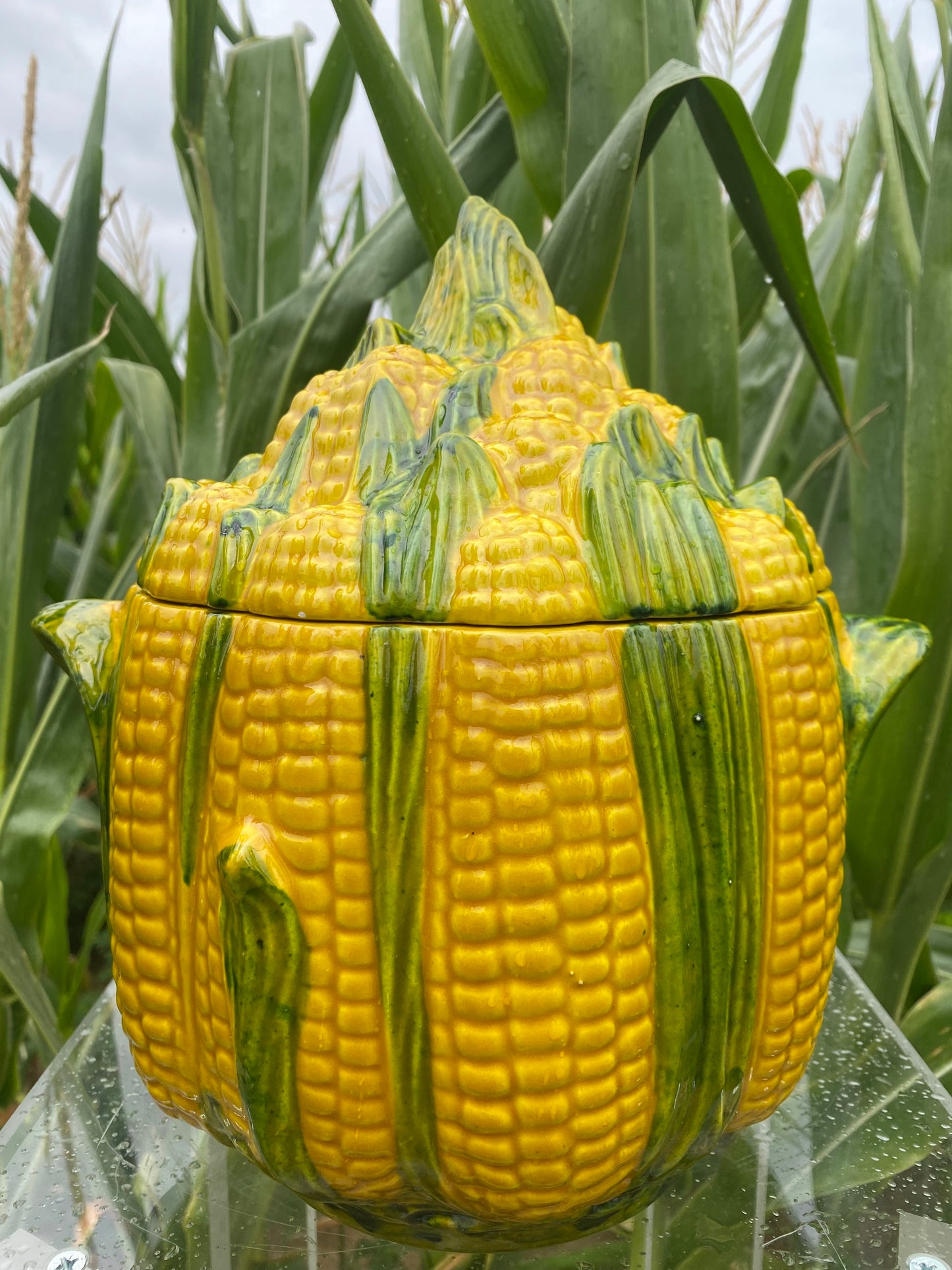 Incroyable soupière à décor d’épis de maïs