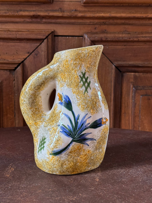 Charmant pichet à décor de bleuet